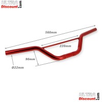 Handlebar for 110cc - 125cc ATV - Red