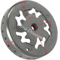 Light clutch Bell for chinese scooter 50cc - 2-stroke Bilder 1