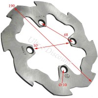 Brake Disc Shark for Dirt Bike Type 4