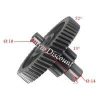 Counter Shaft Gear for Chinese Scooter - 52 Tooth (type 2)