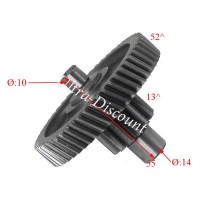 Counter Shaft Gear for Chinese Scooter - 52 Tooth (type 2) Bilder 1