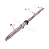 Right Front Fork Tube Ø26 Dax Skyteam 50-125cc Type2 Bilder 1