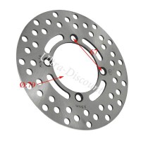 Pair of Front Brake Discs for ATV JYG Quad 200cc (type 2) Bilder 1