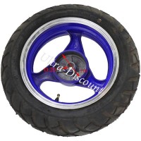 Rear Wheel for Chinese Scooter (Black - type 1)