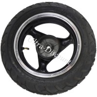 Rear Wheel for Chinese Scooter (Black - type 1) Bilder 1