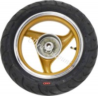 Rear Wheel for Chinese Scooter (Gold - type 2)