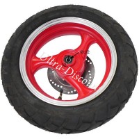 Front Wheel for Chinese Scooter (red - type 1)