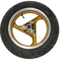 Front Wheel for Chinese Scooter (Gold - type 3)