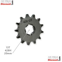 Heavy Duty 13 Tooth Front Sprocket for Dirt Bike (428 : Ø:20mm) Bilder 1