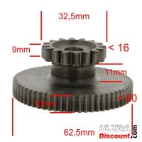 Starter Reduction Gear for ATV Shineray Quad 250cc STXE (16 tooth)