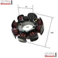 Vertical engine stator 125, 150 Lifan Bilder 1