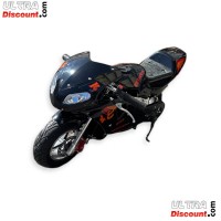 Pocket Bike 49cc black with front optics Bilder 2 Pocket Bike 49cc black with front optics Bilder 2