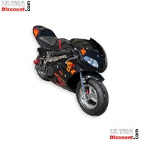 Pocket Bike 49cc black with front optics Bilder 1 Pocket Bike 49cc black with front optics Bilder 1