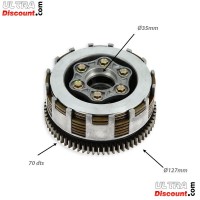 Clutch for ATV ShinerayQuad 250cc STXE 127mm Bilder 1
