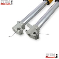 Hight Quality Front Fork Tubes 800mm, dual adjustment, 15mm axles - Gold Bilder 2