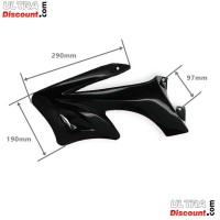 Fairing + Seat for Dirt Bike AGB27 - Black