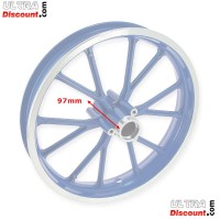 Rear Rim blue for Cross Pocket Bike (10'', type 2)