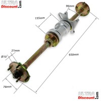 Rear Axle for ATV Shineray Quad 250cc ST-5 Bilder 1