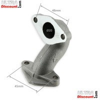 intake pipe 20mm engine 4 stroke 50cc to 125cc Bilder 1