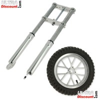 Front Fork Pocket Supermotard silver Bilder 2