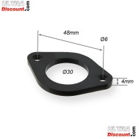 Plastic intake pipe spacer for Shineray Parts ATV 200STIIE and STIIEB Bilder 1