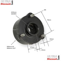 Front Wheel drum Hub for ATV Bigfoot Bilder 1