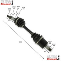 Gimbals for ATV Bashan Quad 250cc BS250AS-43 Bilder 1