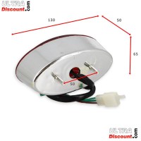 Tail Light for Citycoco Red Bilder 1