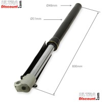 Hight Quality Front Fork Tubes 800mm, 15mm axles - Black Bilder 1 Hight Quality Front Fork Tubes 800mm, 15mm axles - Black Bilder 1