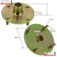 Rear Wheel Hub for ATV Shineray Quad 250cc (type 2) Bilder 1