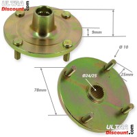 Rear Wheel Hub for ATV Shineray Quad 200cc (type 2)  