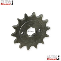 14 Tooth Front Sprocket (520 : Ø:20mm) for Shineray ATV 250 STXE Bilder 1