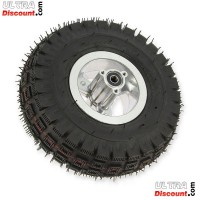 Complete front wheel for 3.00-4 pocket ATV