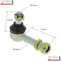 Upper Ball Joint Ø14 for ATV 250F1 Bilder 1