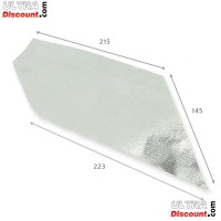 Aluminum exhaust protection ATV Shineray 250 STIXE ST9E Bilder 1
