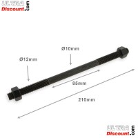 Wheel Axle 12mm x 210mm for Dirt Bike Bilder 1