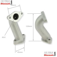 Intake Pipe for Dirt Bike 22mm (type2)