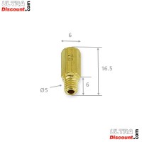 Set of 4 Jets 60-65-70-75 for Stock Carburetor KEIHIN - KOSO Bilder 1