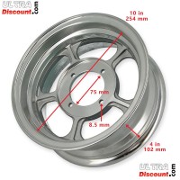 Aluminum Rim for Monkey - Gorilla 50cc ~ 125cc (4.00x10) type1 Bilder 1 Aluminum Rim for Monkey - Gorilla 50cc ~ 125cc (4.00x10) type1 Bilder 1