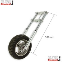 Front Fork Pocket Supermotard (145mm) silver