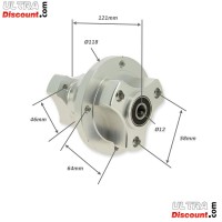 Rear Wheel Hub CNC for Monkey Gorilla 50cc ~ 125cc