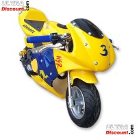 Pocket bike 49cc with High Quality Yellow and Blue