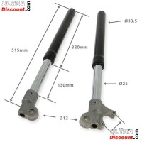 Inverted Fork Tubes Pocket Dirt Black Bilder 1