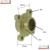 Rear Sprocket Bracket Ø30 for ATV Shineray Quad 200STIIE 200STIIEB (typ4)