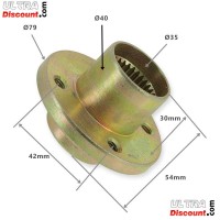 Rear Sprocket Bracket for ATV Shineray Quad 200STIIE 200STIIEB  (typ3) Bilder 1