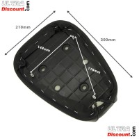 Black saddle for Citycoco scooter (Typ 2) Bilder 1