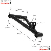 Suspension Triangle for Mini Quad Bigfoot (200mm)