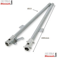 Pair of Front Fork Tubes for Pocket Bike (+10cm) Bilder 1