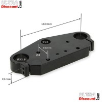 Front Fork Yoke superior 160mm for Scooter Citycoco (Black) Bilder 1