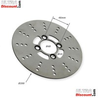 Front Brake Disc for ATV (200mm) Bilder 1